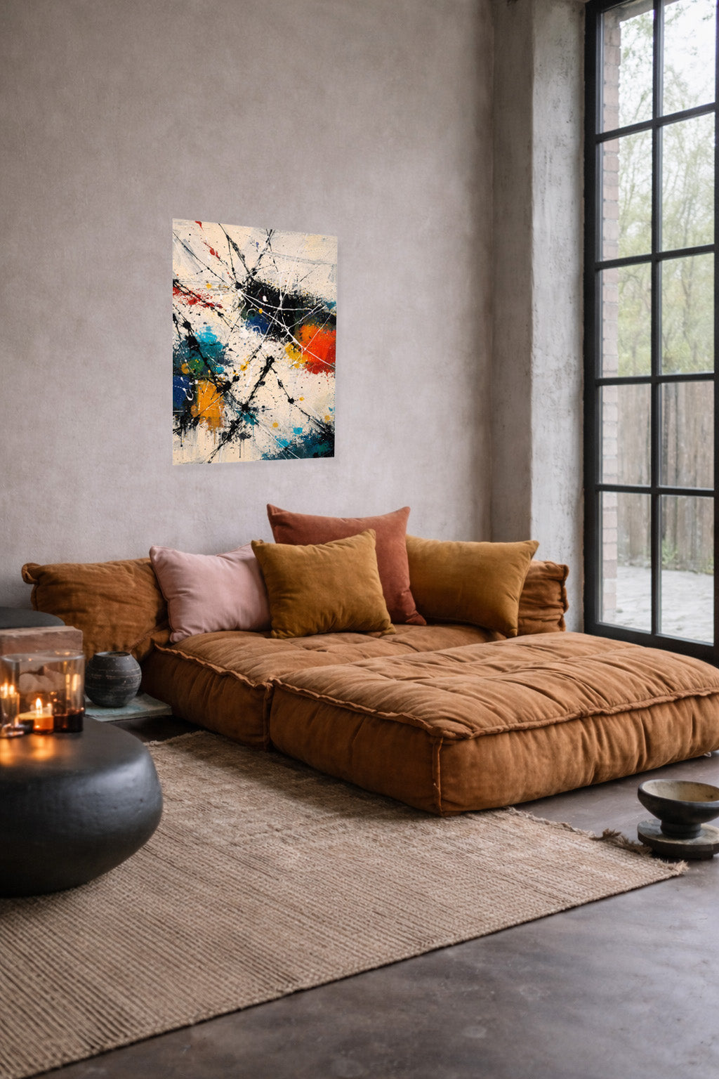 {{ product.title }} minimalist wall art neutral home decor modern wall decor