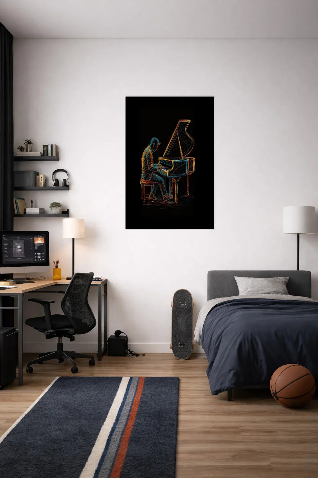 {{ product.title }} minimalist wall art neutral home decor modern wall decor