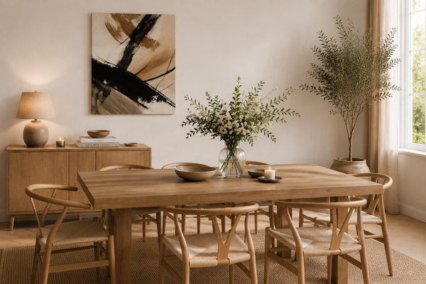 Leinwandbilder fürs Esszimmer: Der komplette Leitfaden zu Größe, Stil und Platzierung