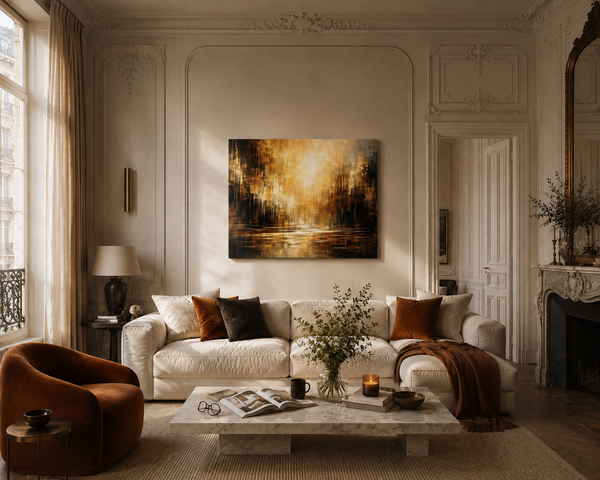 Quiet Luxury Wandkunst: Der Designer-Leitfaden für elegante moderne Interieurs