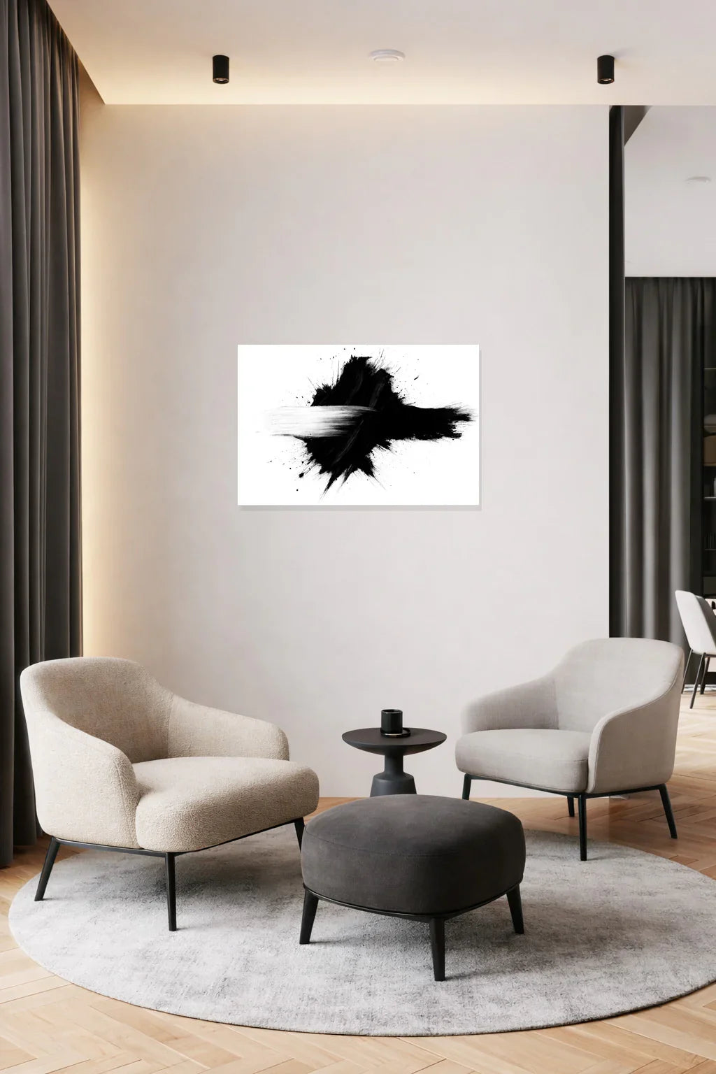 {{ product.title }} minimalist wall art neutral home decor modern wall decor