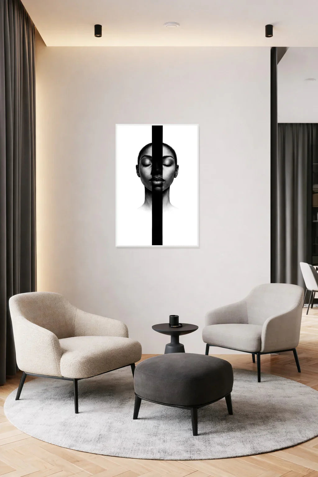 {{ product.title }} minimalist wall art neutral home decor modern wall decor