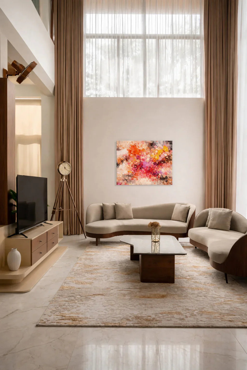 {{ product.title }} minimalist wall art neutral home decor modern wall decor