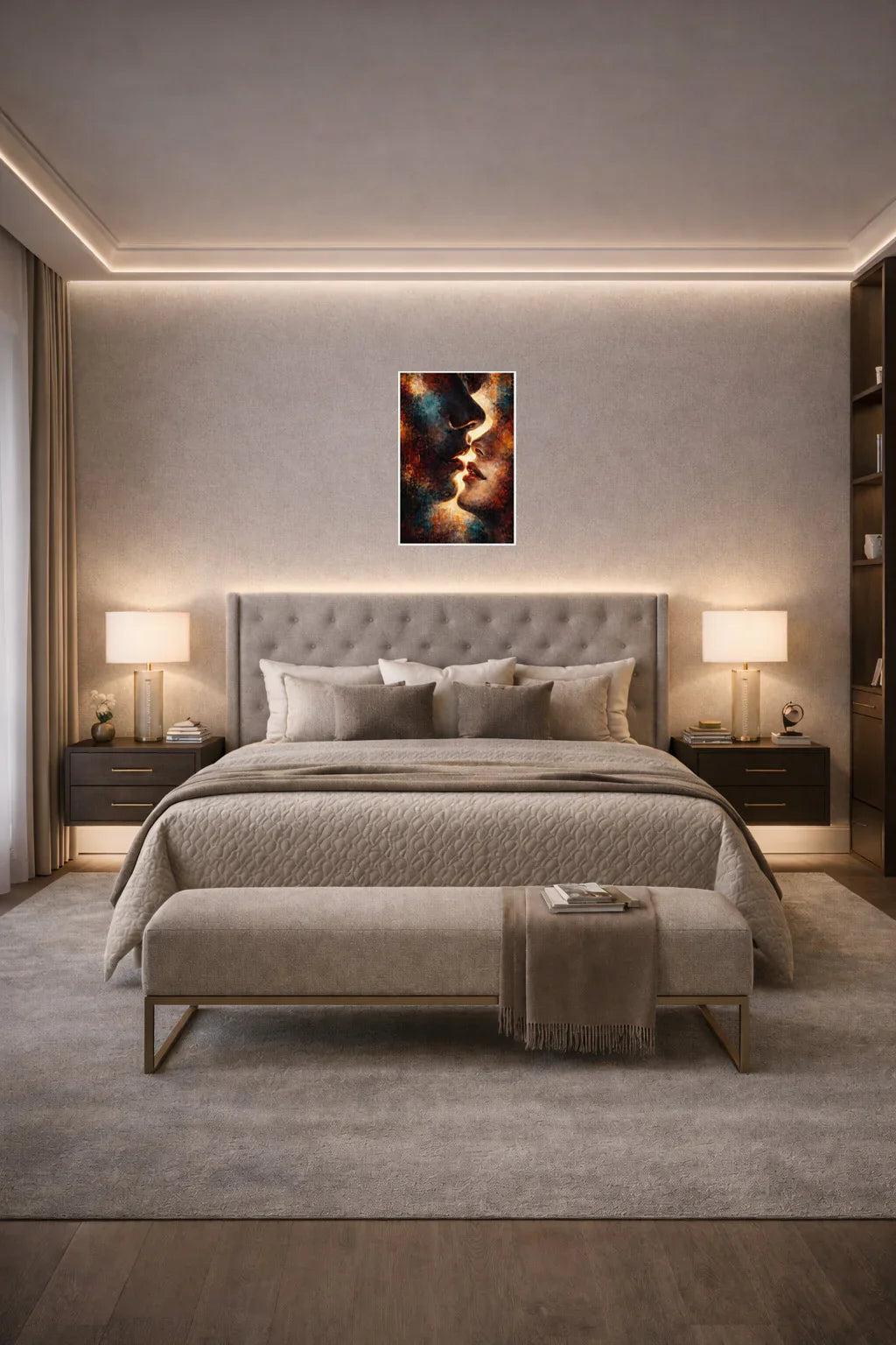 {{ product.title }} minimalist wall art neutral home decor modern wall decor