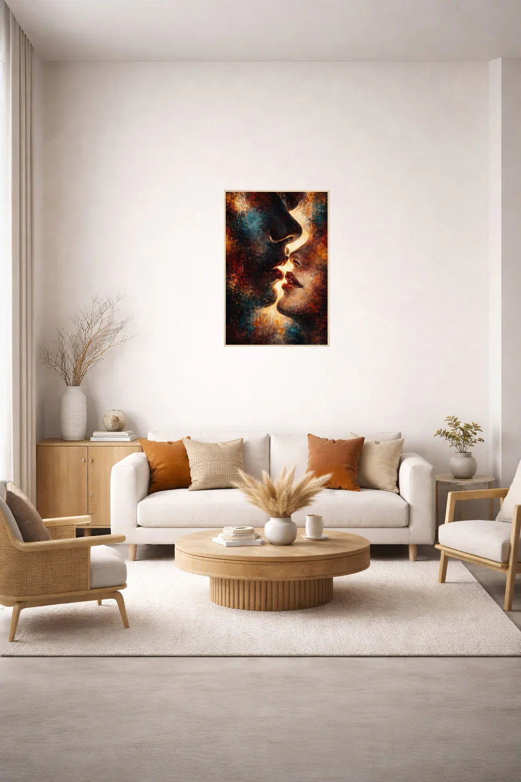 {{ product.title }} minimalist wall art neutral home decor modern wall decor