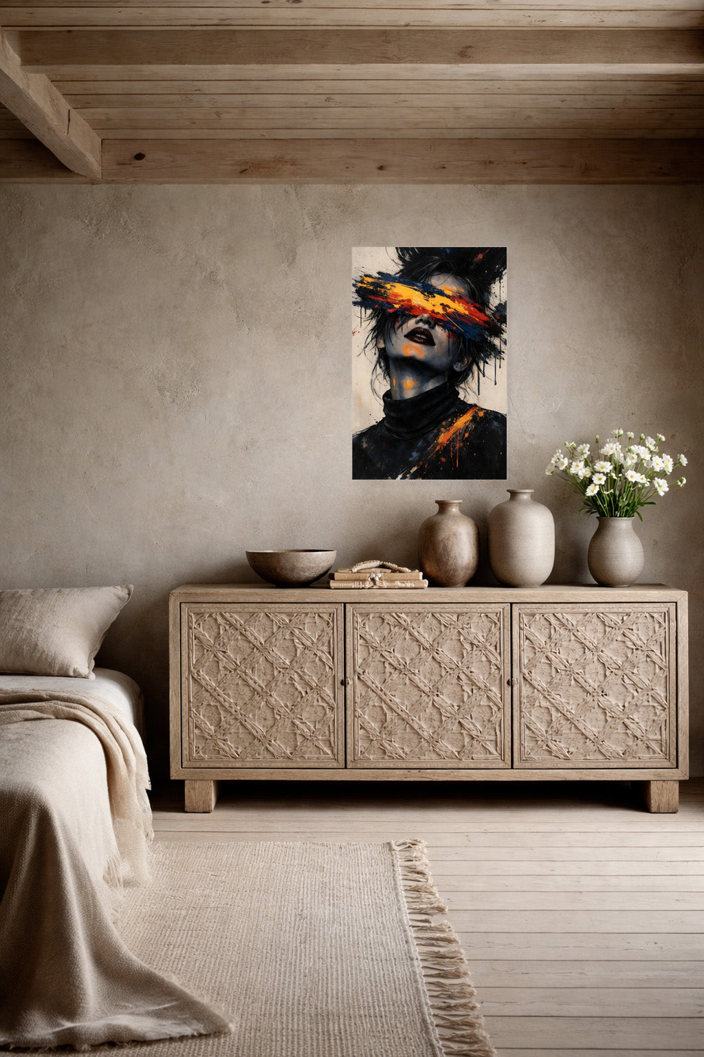 {{ product.title }} minimalist wall art neutral home decor modern wall decor