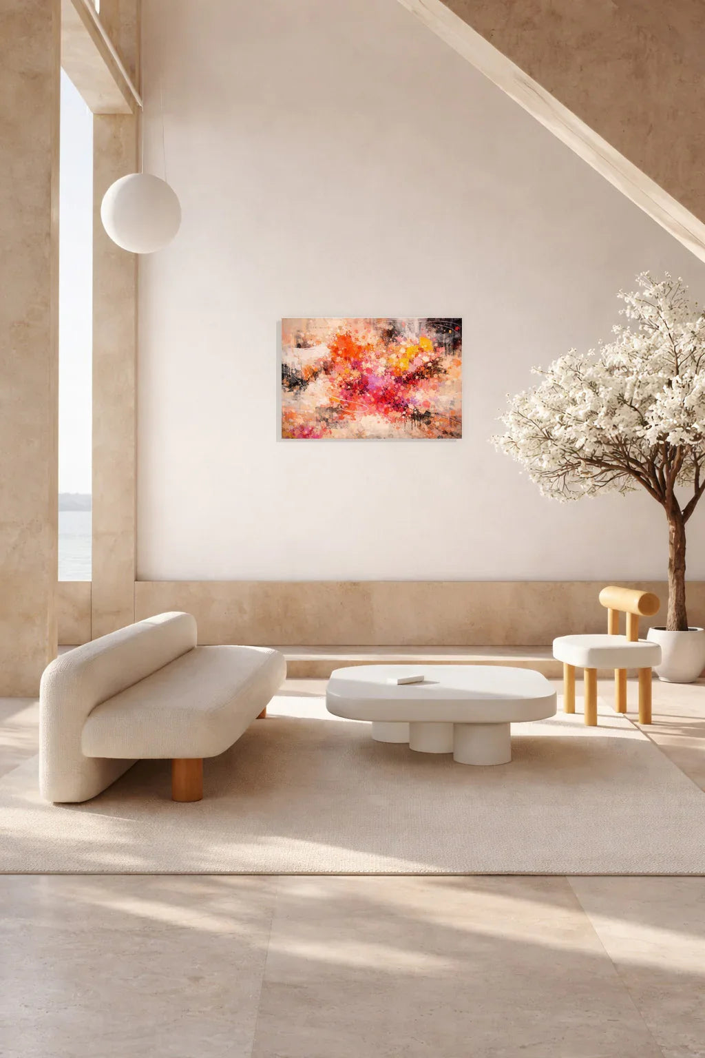 {{ product.title }} minimalist wall art neutral home decor modern wall decor