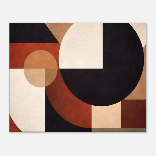 Axis & Void – modern architectural abstract canvas wall art