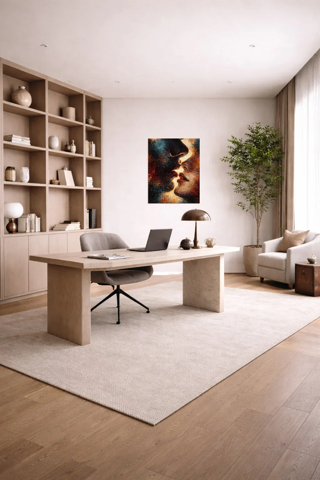 {{ product.title }} minimalist wall art neutral home decor modern wall decor