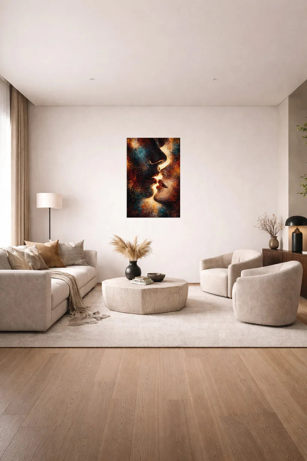 {{ product.title }} minimalist wall art neutral home decor modern wall decor