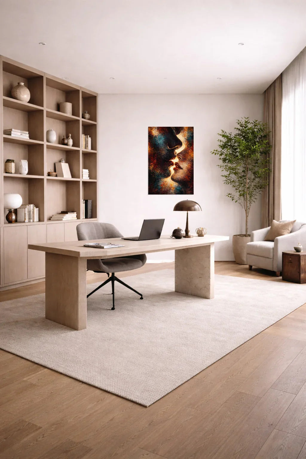{{ product.title }} minimalist wall art neutral home decor modern wall decor