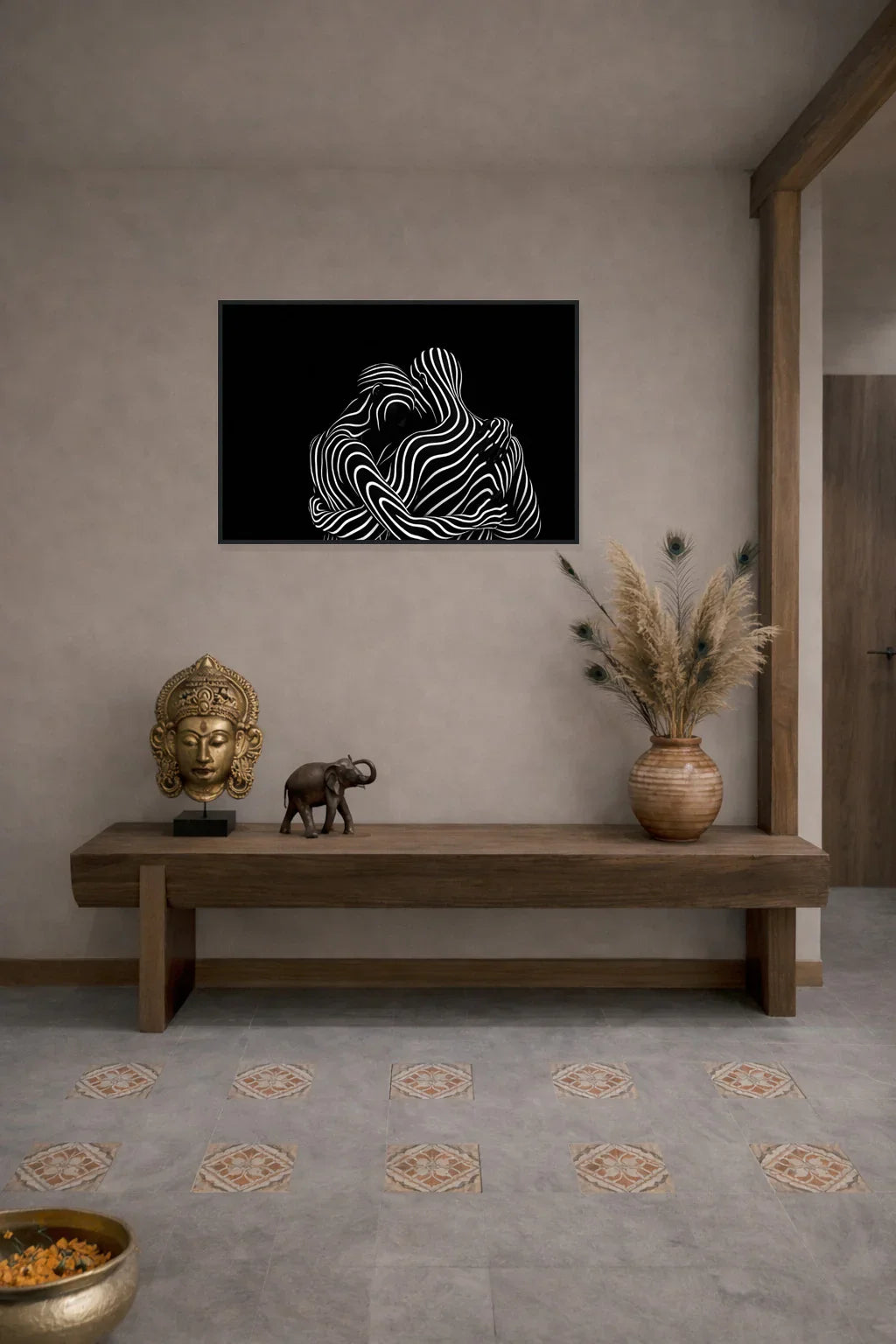 {{ product.title }} minimalist wall art neutral home decor modern wall decor