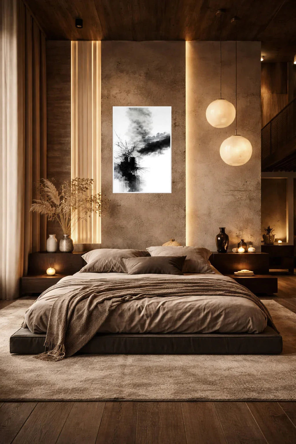 {{ product.title }} minimalist wall art neutral home decor modern wall decor
