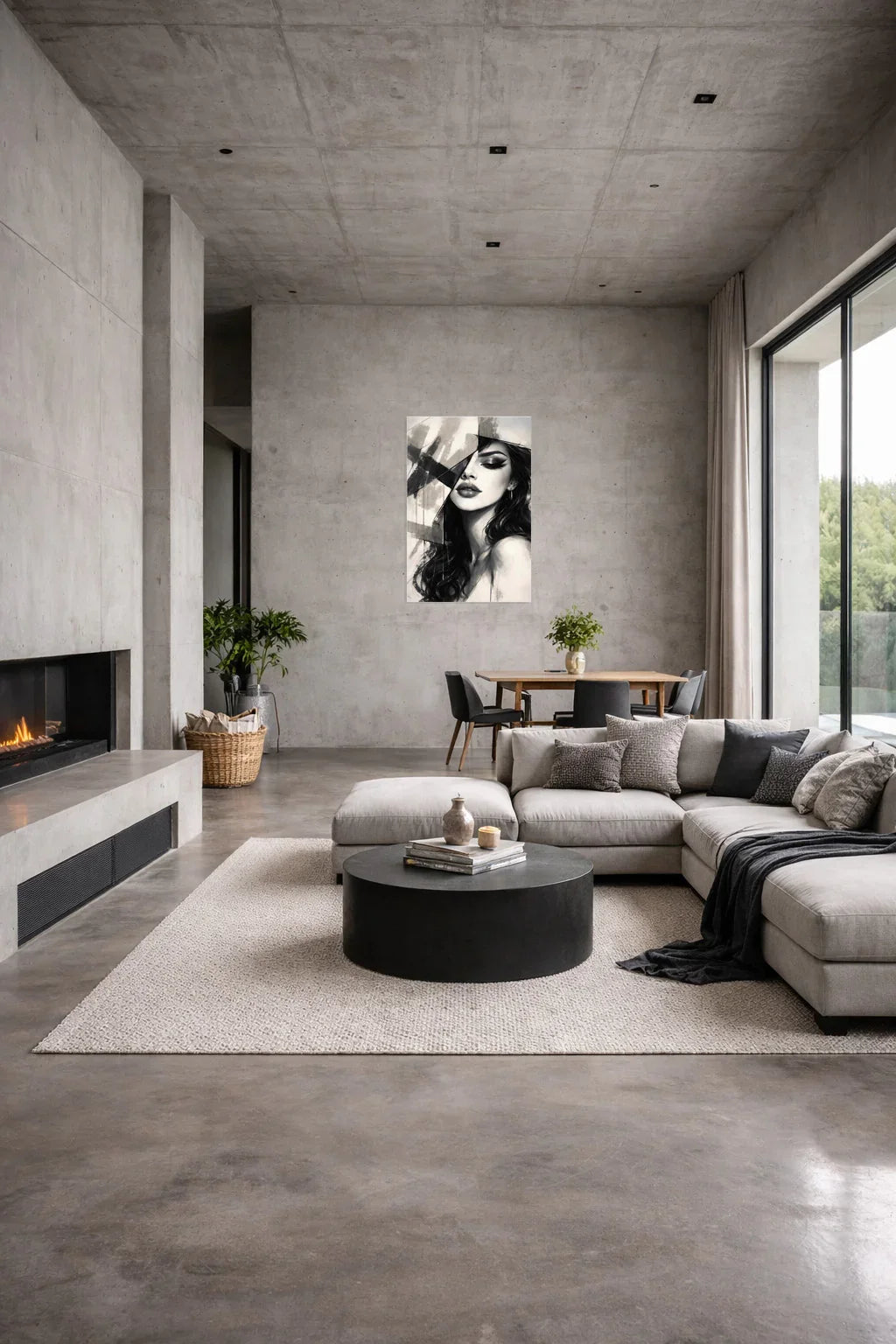 {{ product.title }} minimalist wall art neutral home decor modern wall decor