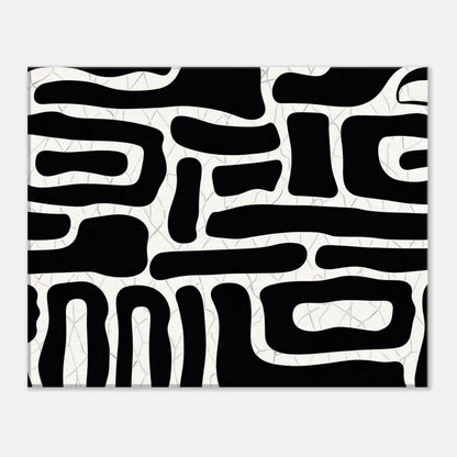 The full composition with the maze-like pattern filling the frame edge to edge