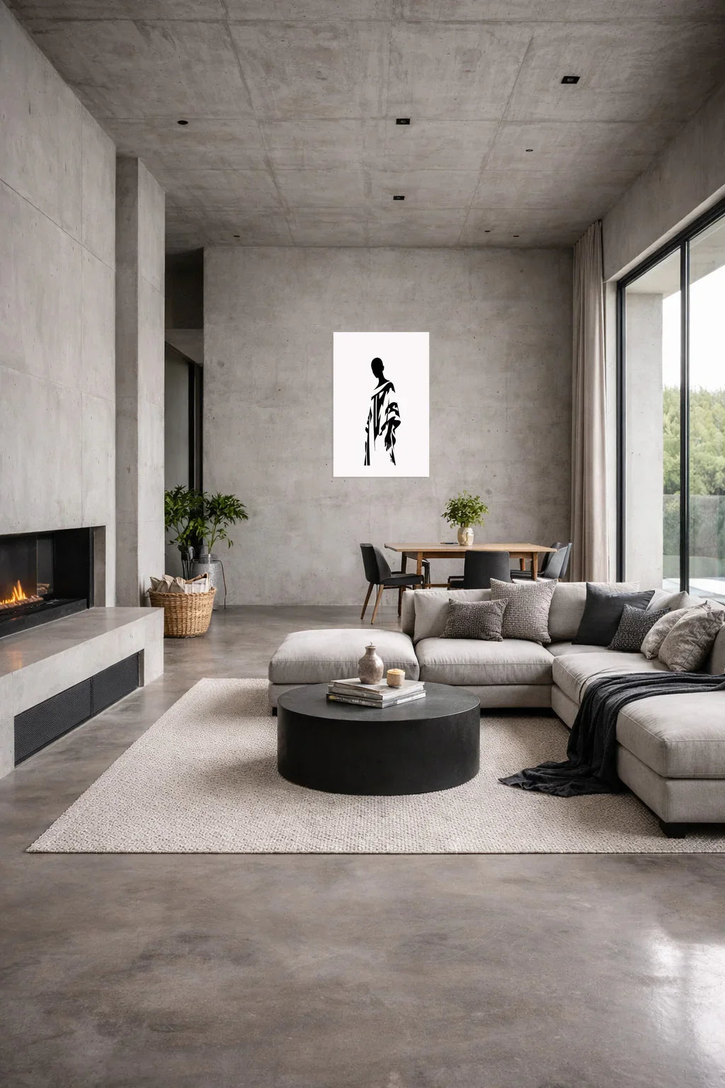 {{ product.title }} minimalist wall art neutral home decor modern wall decor