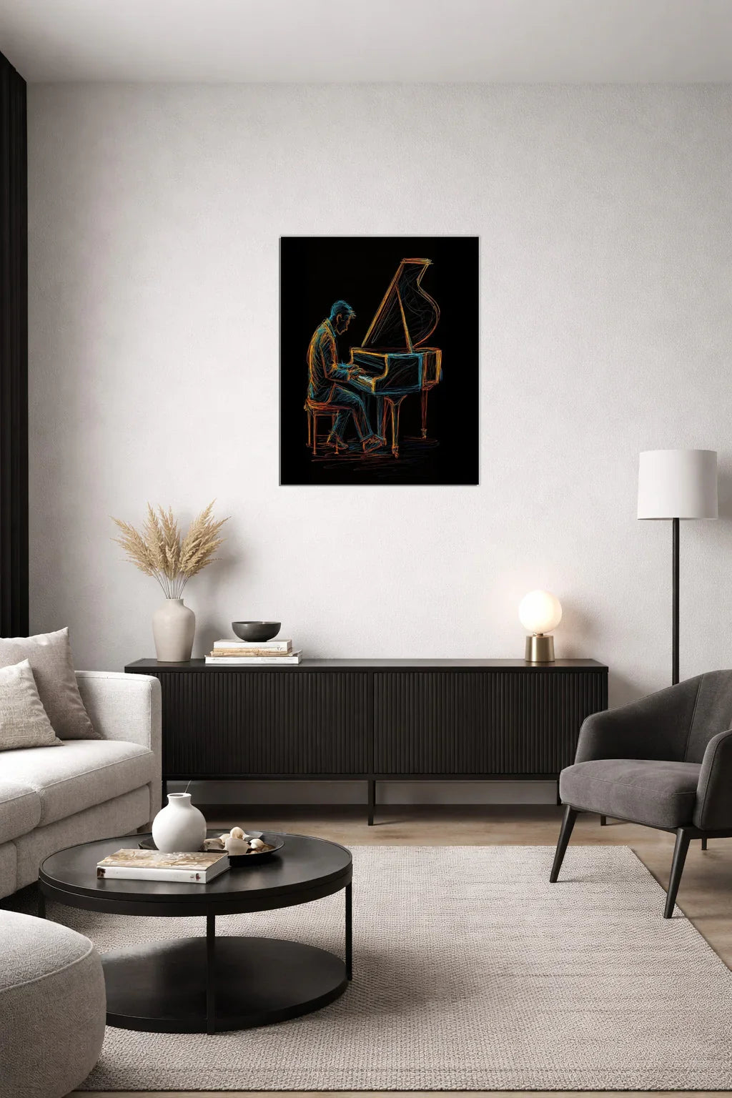 {{ product.title }} minimalist wall art neutral home decor modern wall decor