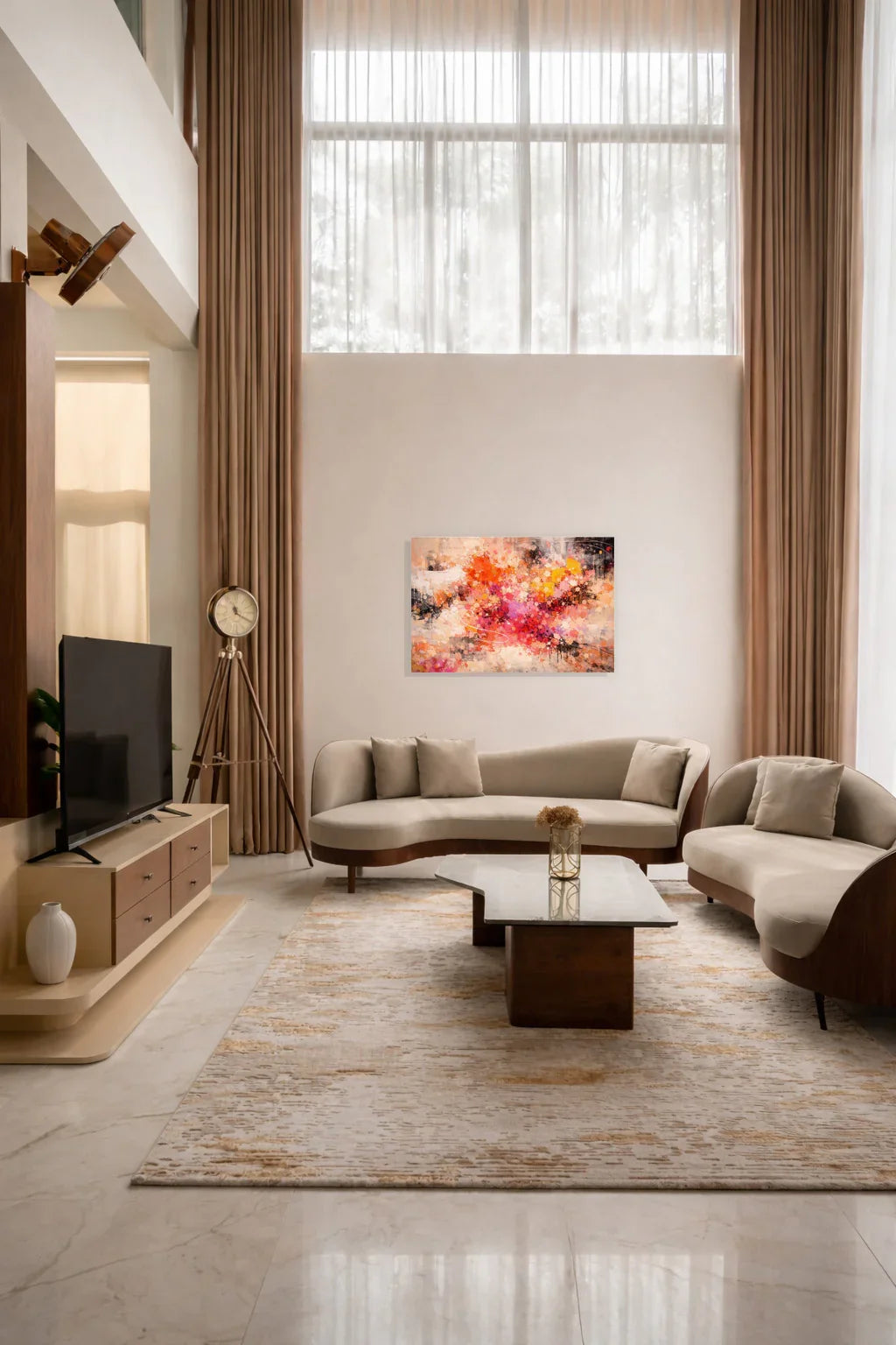 {{ product.title }} minimalist wall art neutral home decor modern wall decor