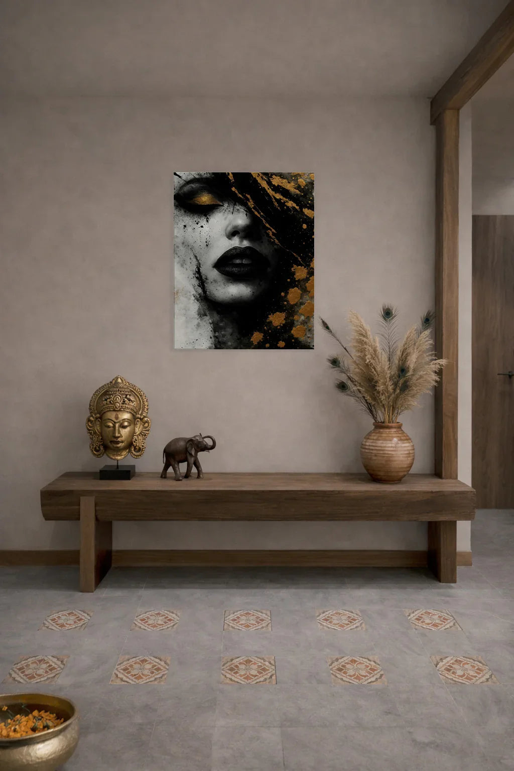 {{ product.title }} minimalist wall art neutral home decor modern wall decor