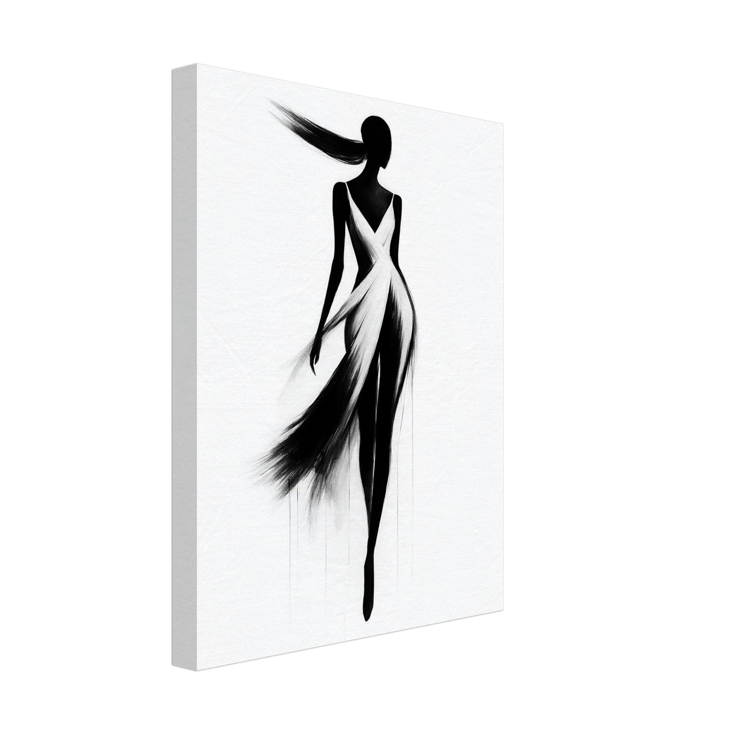 Close-up of premium art print materials and packaging used for Silent Grace wall art