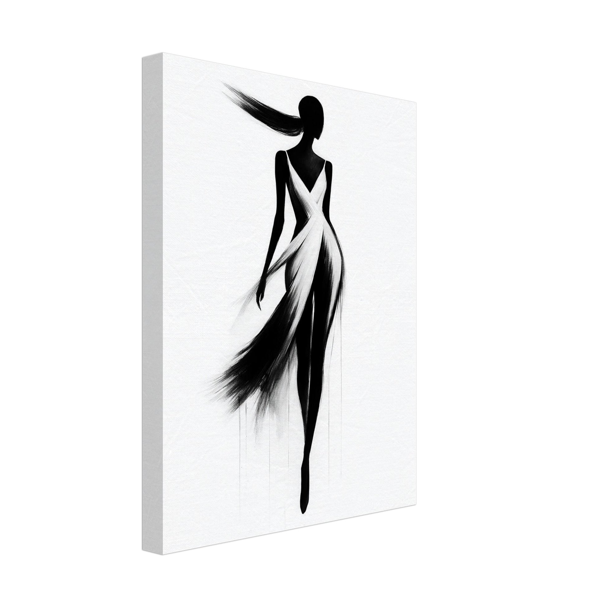 Close-up of premium art print materials and packaging used for Silent Grace wall art