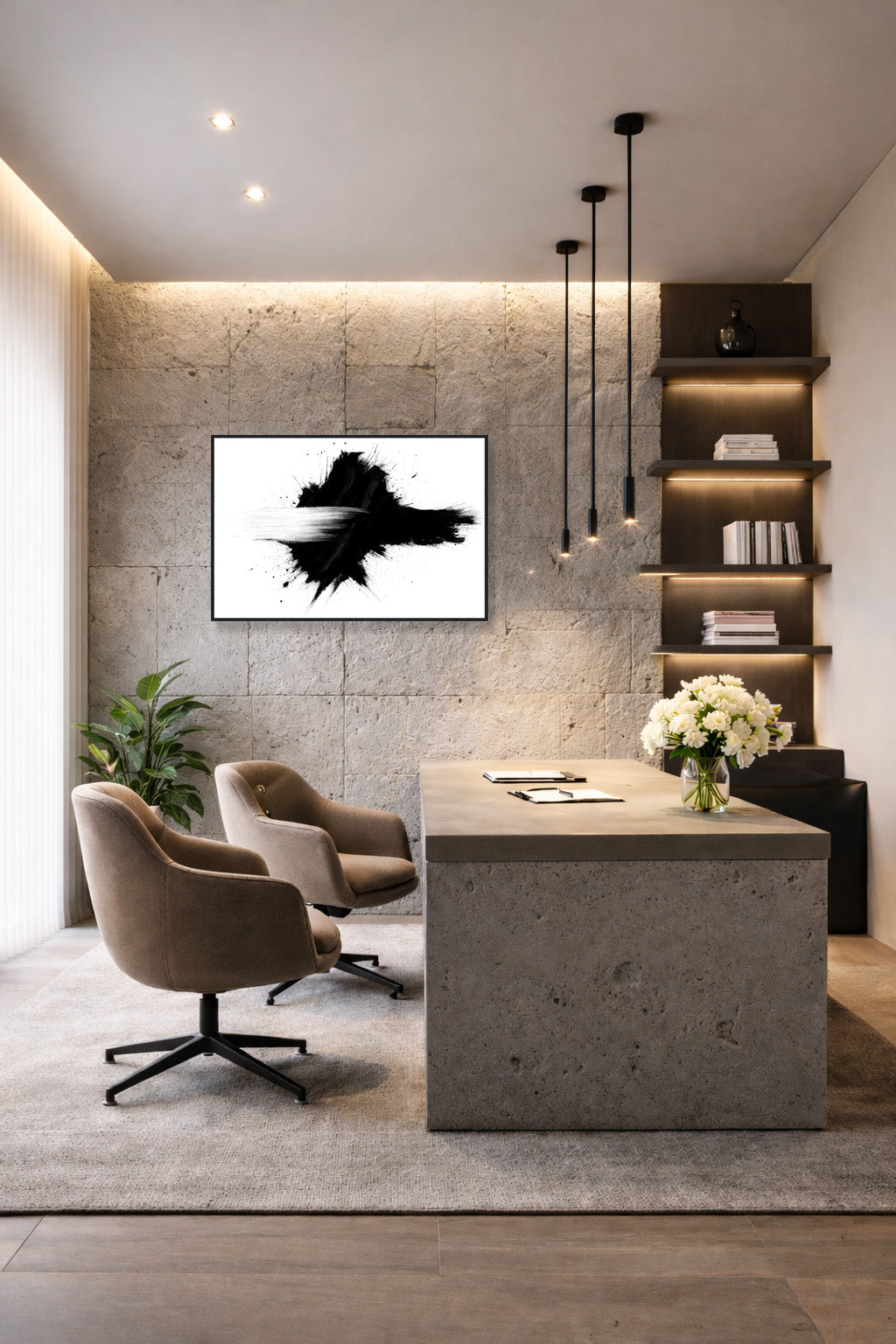 {{ product.title }} minimalist wall art neutral home decor modern wall decor