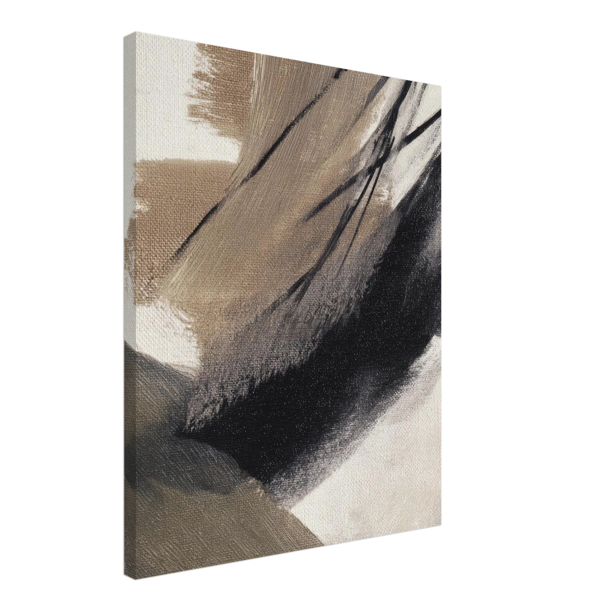 Brush Rhythm canvas with the 4 cm deep gallery-wrapped wooden frame