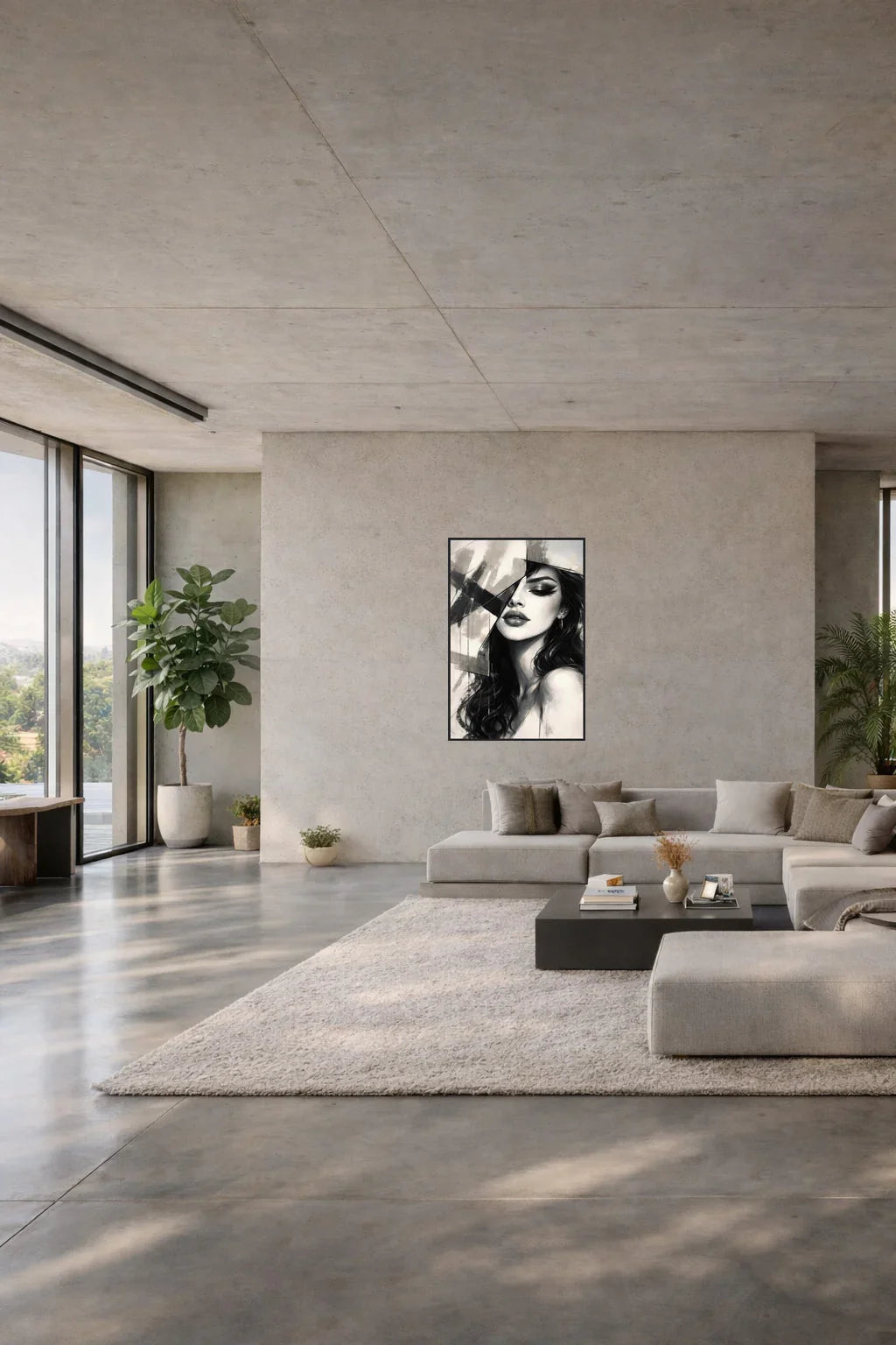 {{ product.title }} minimalist wall art neutral home decor modern wall decor