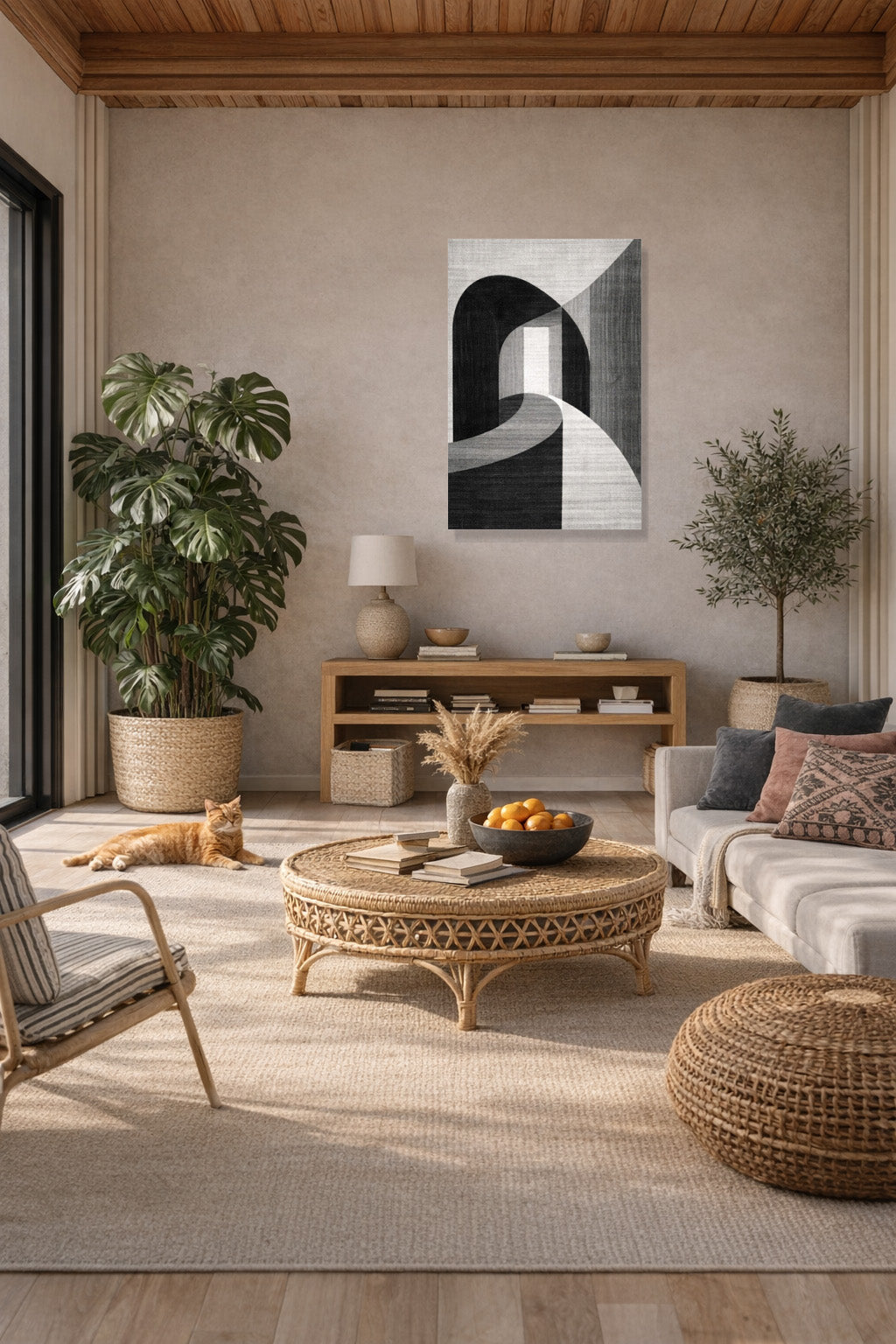 {{ product.title }} minimalist wall art neutral home decor modern wall decor
