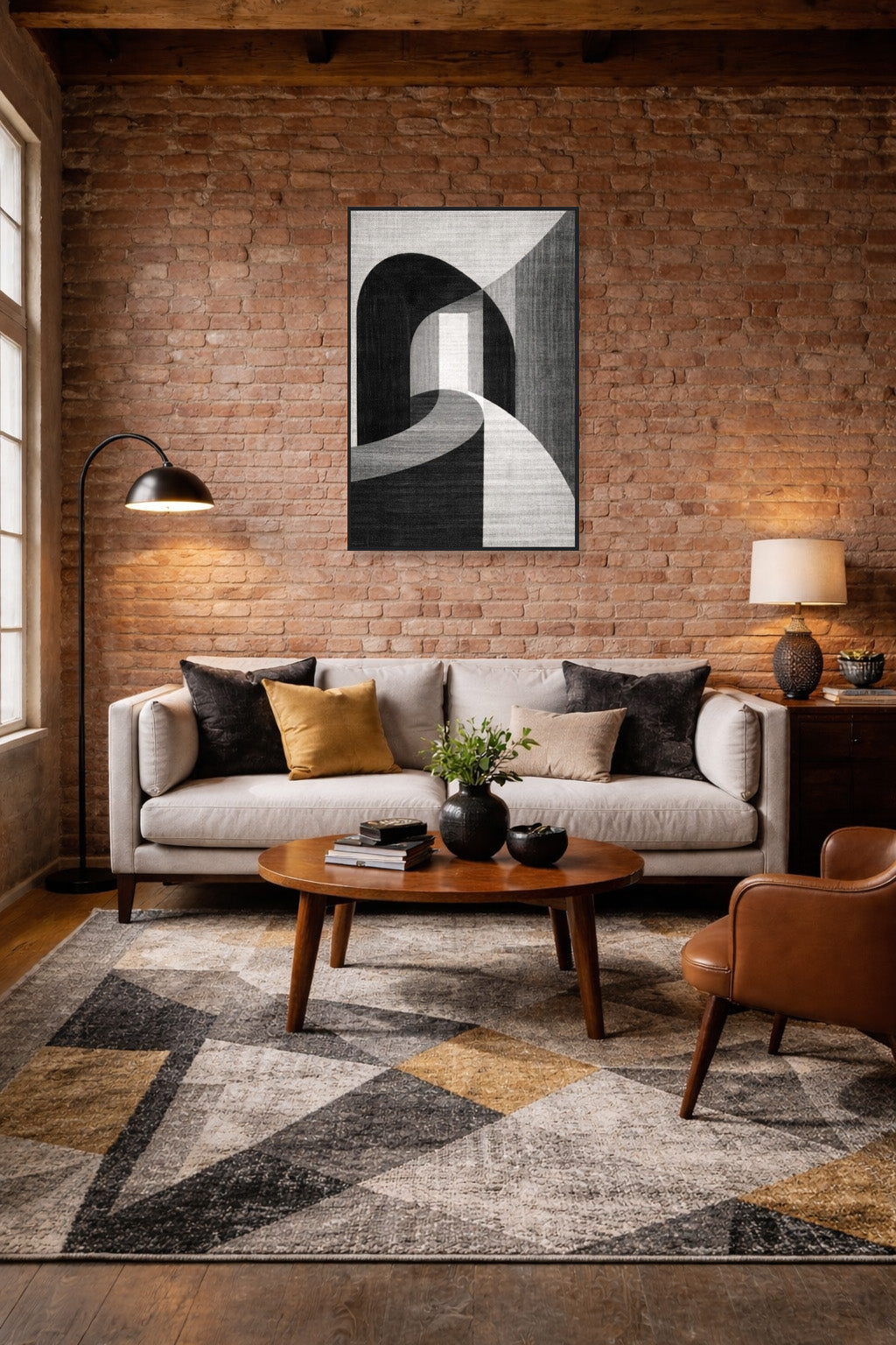 {{ product.title }} minimalist wall art neutral home decor modern wall decor