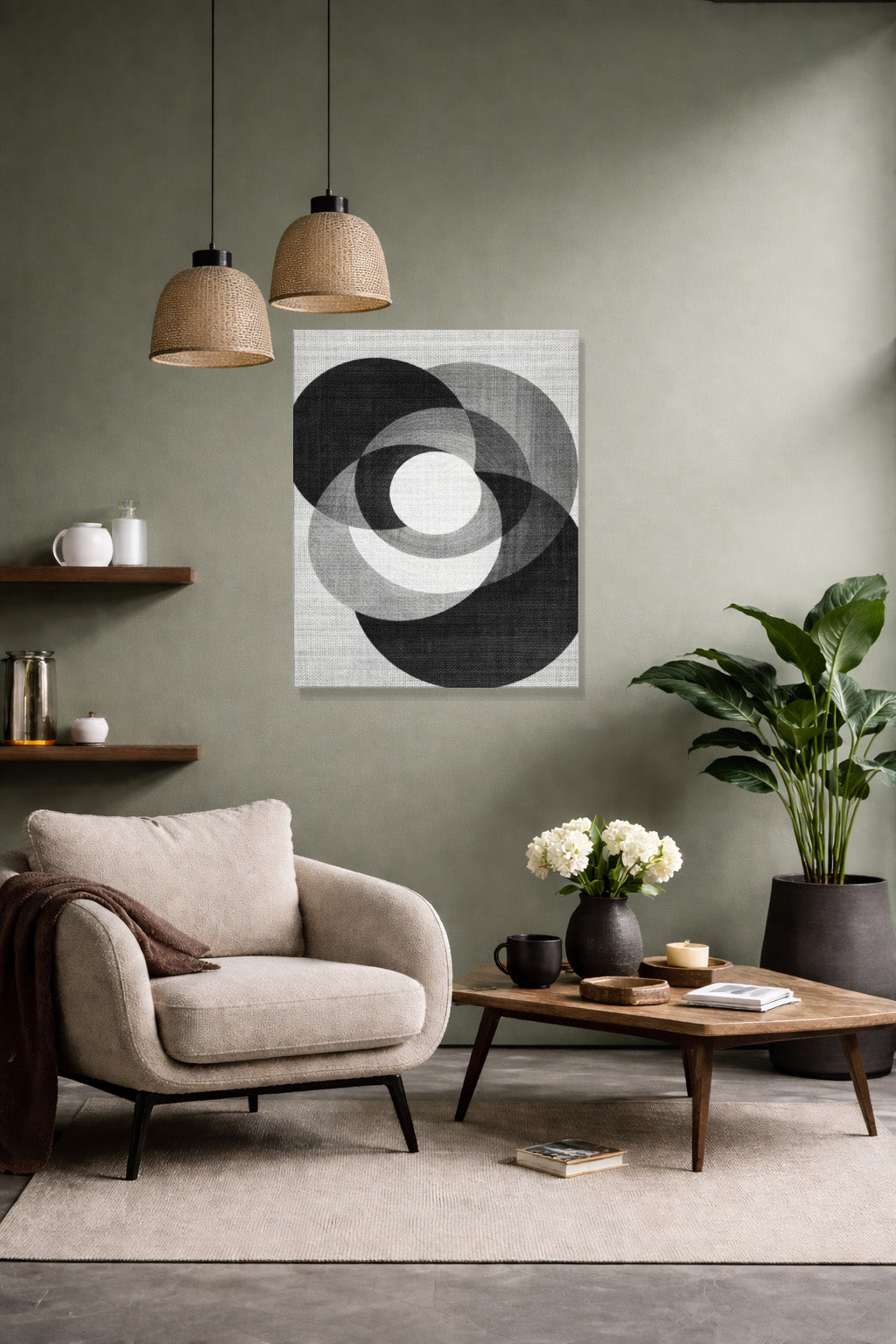 {{ product.title }} minimalist wall art neutral home decor modern wall decor