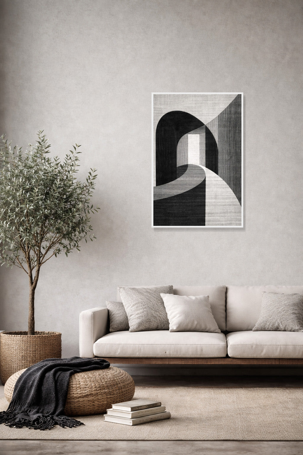 {{ product.title }} minimalist wall art neutral home decor modern wall decor