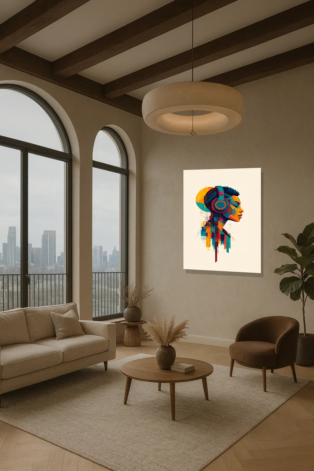 {{ product.title }} minimalist wall art neutral home decor modern wall decor