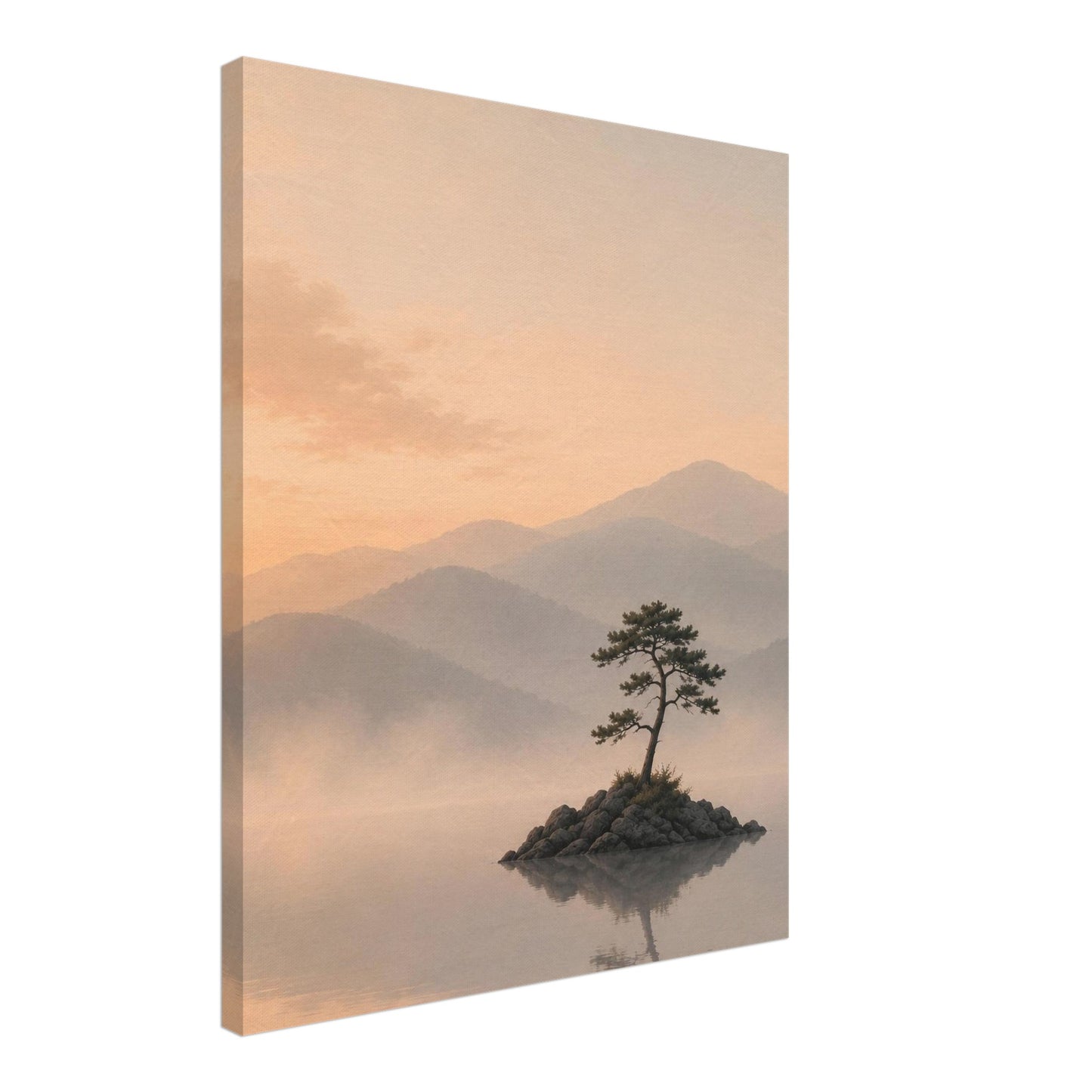 Still Waters canvas print with 4 cm gallery wrap profile